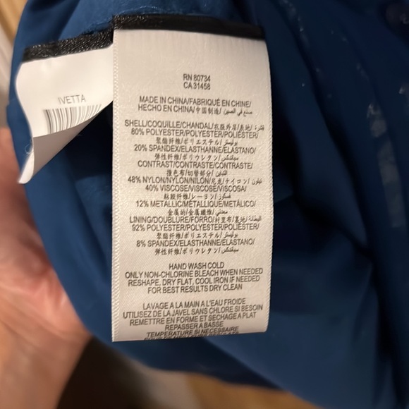 Blue BCBG MAXAZRIA dress. Worn twice. - Picture 4 of 4